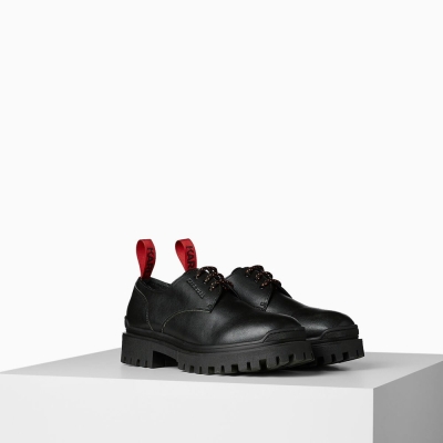 Black Men's Karl Lagerfeld Cara Loves Karl Derby Shoes Sneakers | TH075OLBM