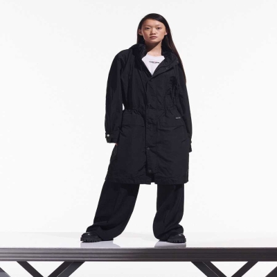 Black Women's Karl Lagerfeld Cara Loves Karl Parka Jackets | TH021DREC