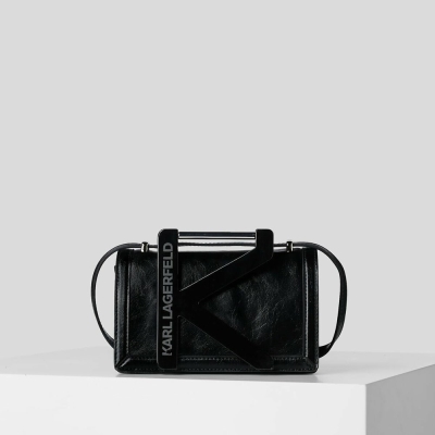 Black Women's Karl Lagerfeld K/Karl Handle Shoulder Bags | TH384DGZW