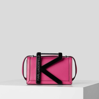 Black Women's Karl Lagerfeld K/Karl Handle Shoulder Bags | TH705BIHS