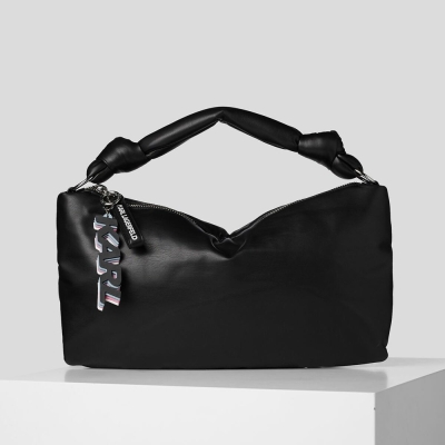 Black Women's Karl Lagerfeld K/Knotted Shoulder Bags | TH756NWJZ