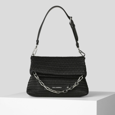 Black Women's Karl Lagerfeld K/Kushion Quilted Folded Tote Bags | TH265AETX