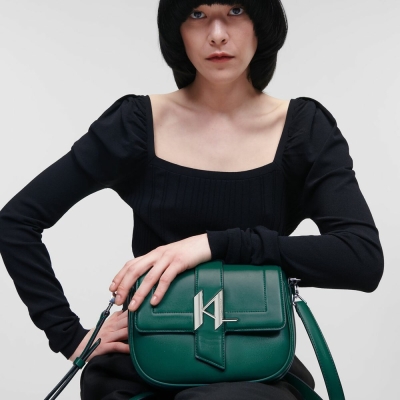 Black Women's Karl Lagerfeld K/Saddle Shoulder Bags | TH324DLBH