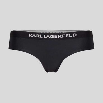 Black Women's Karl Lagerfeld Karl Logo Hipster Beachwear | TH740DZBF