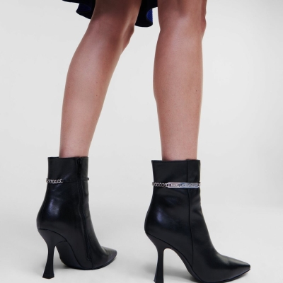 Black Women's Karl Lagerfeld Verona Ankle Boots | TH419XHJL