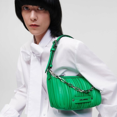 Green Women's Karl Lagerfeld K/Kushion Shoulder Bags | TH683TSPM