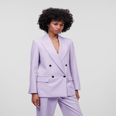 Lavender Women's Karl Lagerfeld Tailored Blazers | TH384OKUR