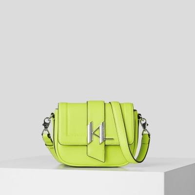 Light Green Women's Karl Lagerfeld K/Saddle Small Shoulder Bags | TH039KFZR