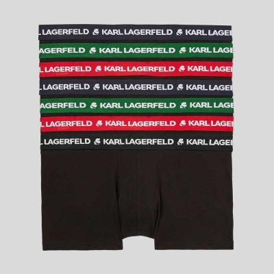 Multicolor Men's Karl Lagerfeld Karl Logo Trunks - 7 Pack Underwear | TH924VYUK