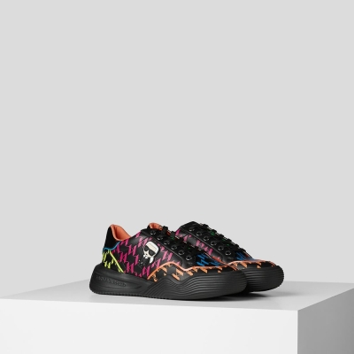 Multicolor Women's Karl Lagerfeld Kapri K/Ikonic Monogram Sneakers | TH765JZQR