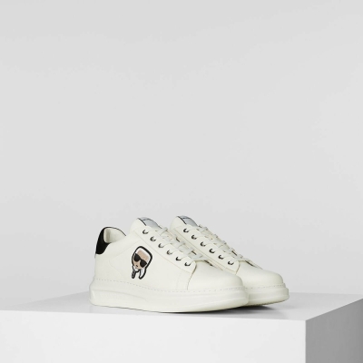 White Men's Karl Lagerfeld K/Ikonik Kapri Sneakers | TH298WAVQ