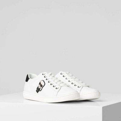 White Women's Karl Lagerfeld K/Ikonik Kupsole Sneakers | TH829AKDO