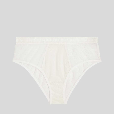 White Women's Karl Lagerfeld Lace Culottes Underwear | TH516IXTY