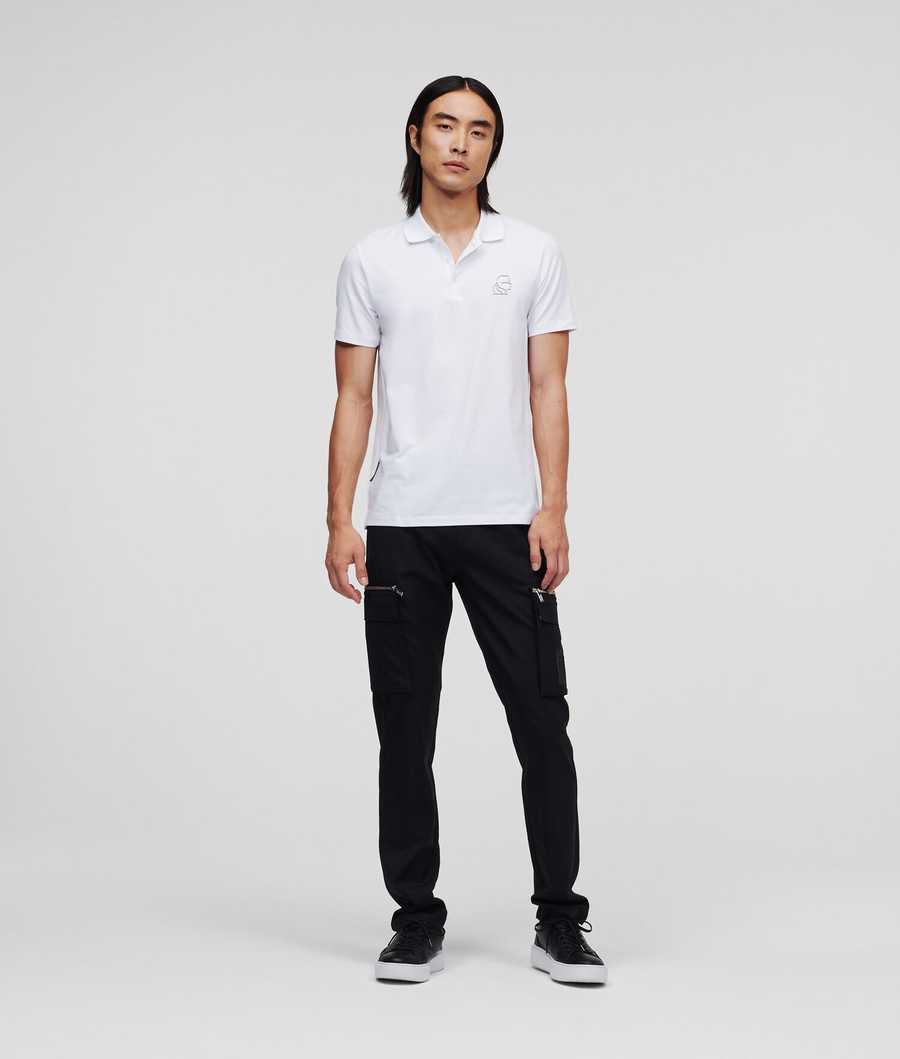 Black Men's Karl Lagerfeld Cargo Pants | TH759KRGN