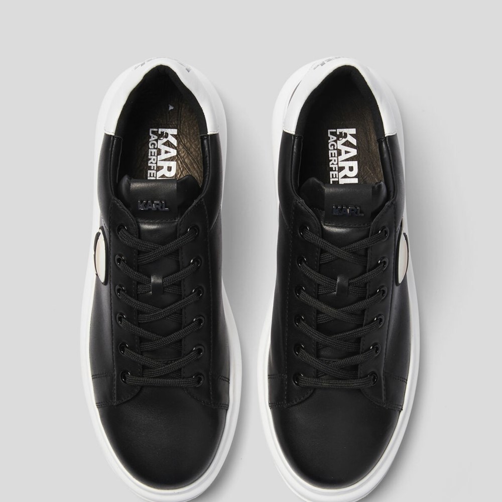 Black Men's Karl Lagerfeld K/Ikonik Kapri Sneakers | TH817KMBF