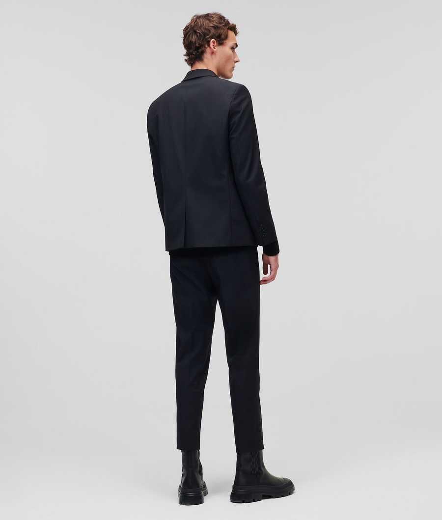 Black Men's Karl Lagerfeld K/Tailored Blazers | TH709NXBD