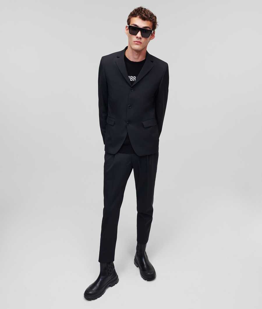 Black Men's Karl Lagerfeld K/Tailored Blazers | TH709NXBD