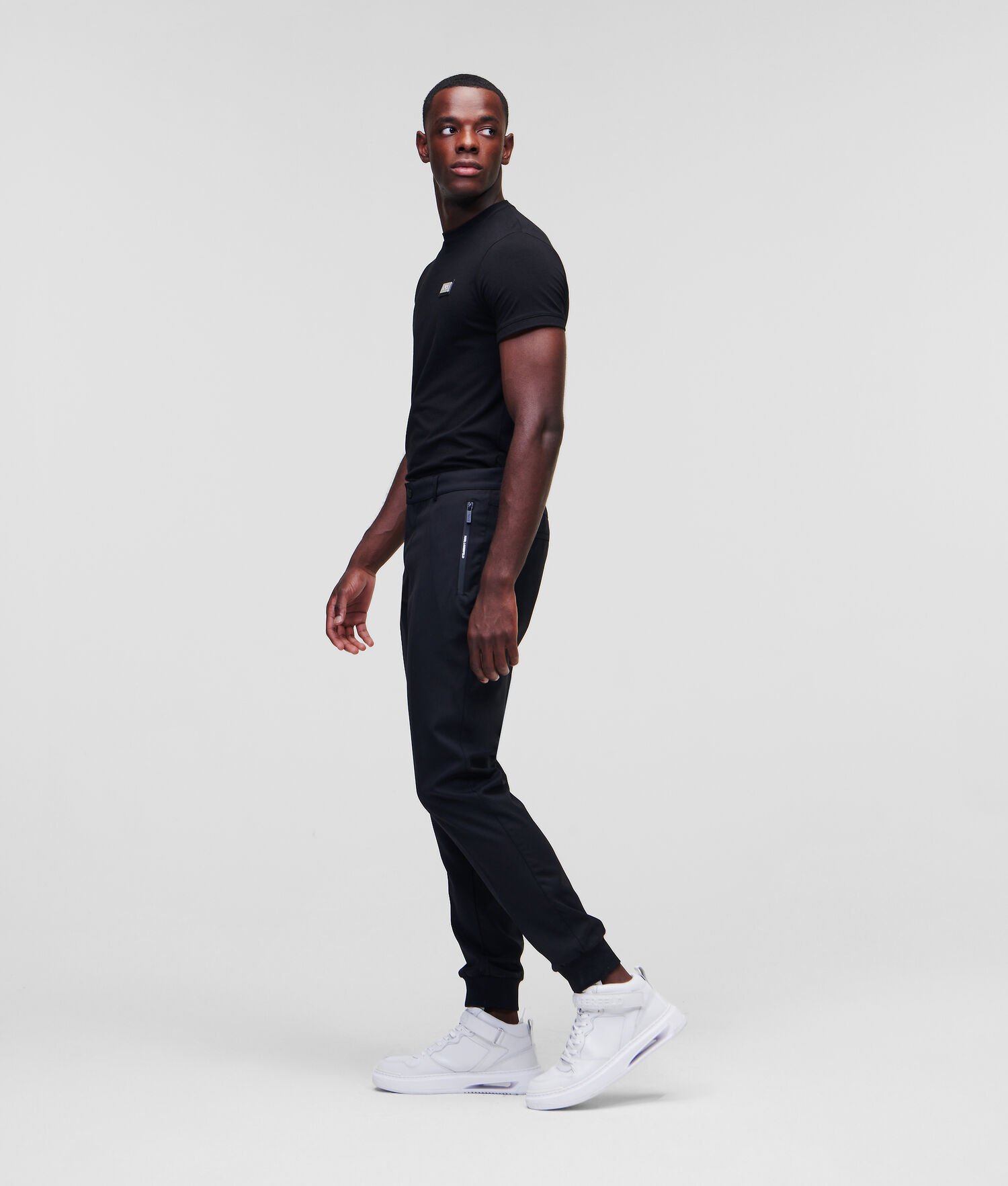 Black Men's Karl Lagerfeld K/Tailored Pants | TH075HKMS