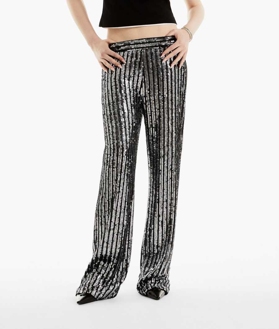 Black Men's Karl Lagerfeld Karl Lagerfeld X Alled-martinez Pants | TH849EBXI