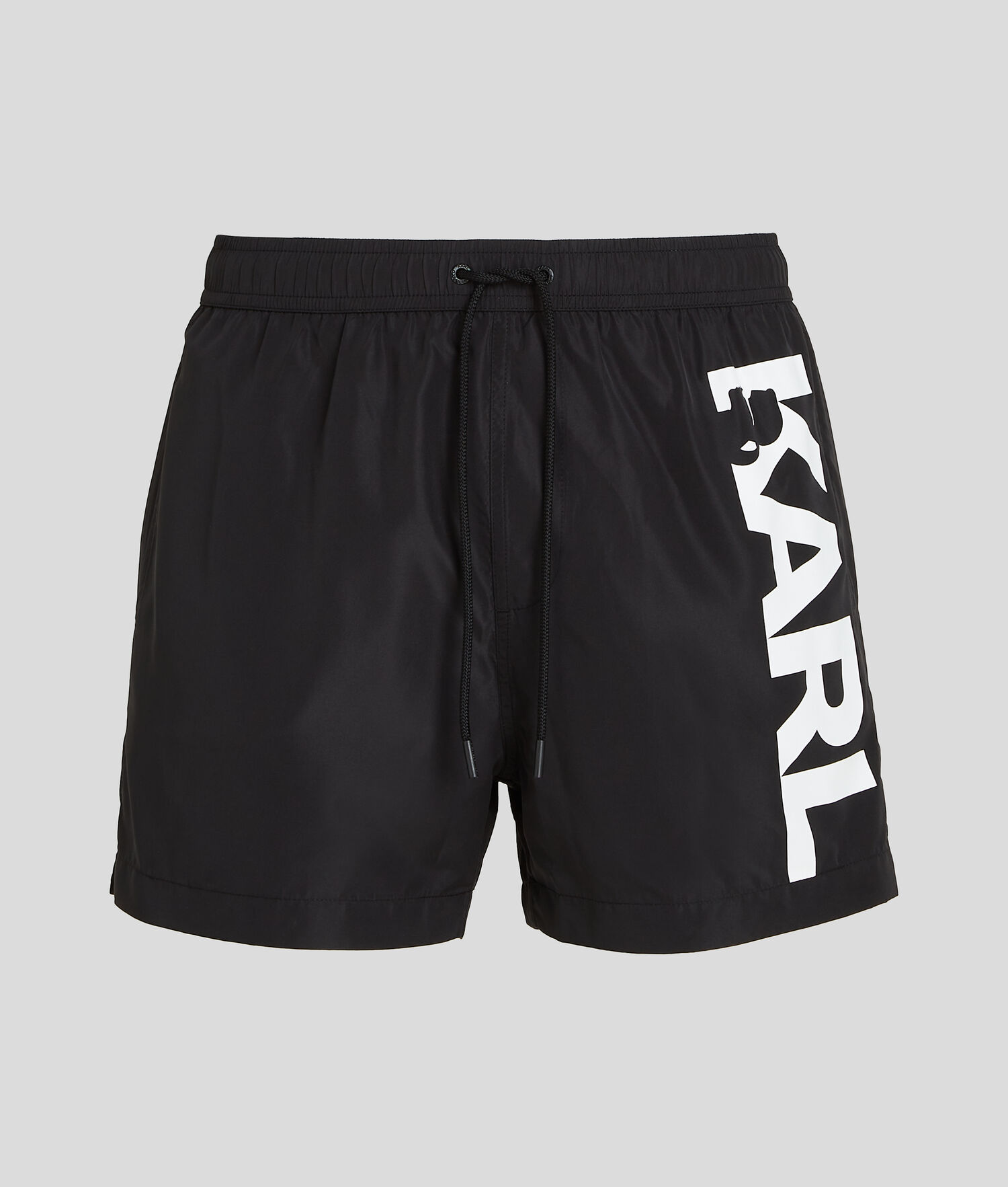 Black Men\'s Karl Lagerfeld Karl Logo Board Shorts Beachwear | TH406BTGF