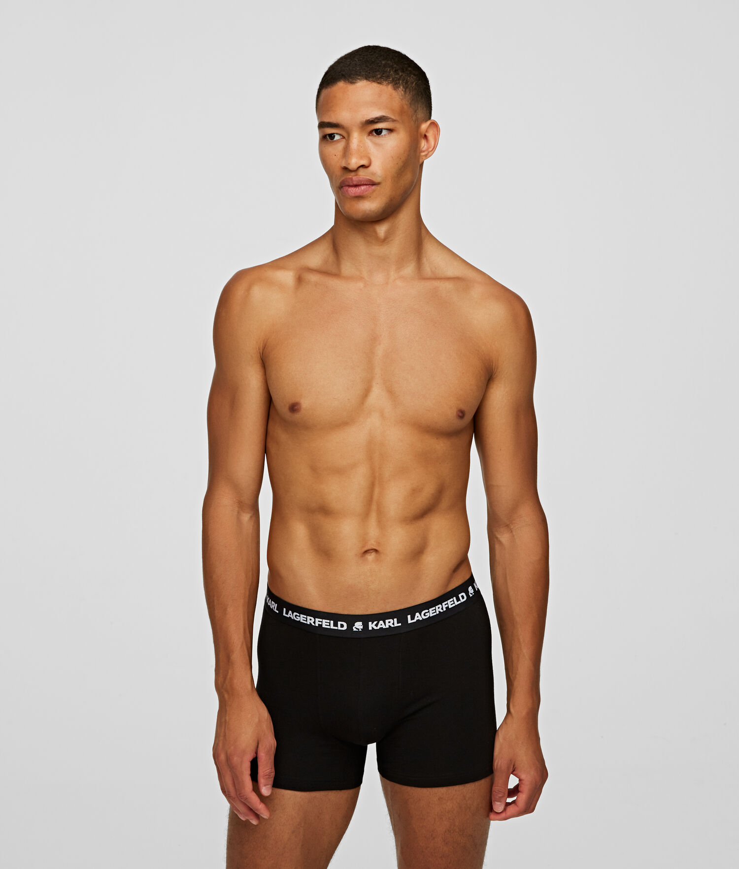 Black Men's Karl Lagerfeld Karl Logo Trunks - 7 Pack Underwear | TH301KCNR