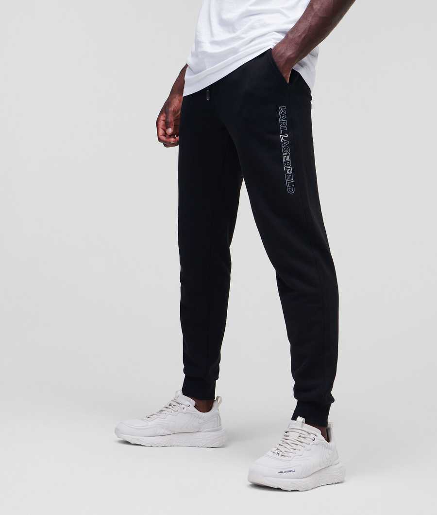 Black Men's Karl Lagerfeld Karl More Pants | TH961JKRU