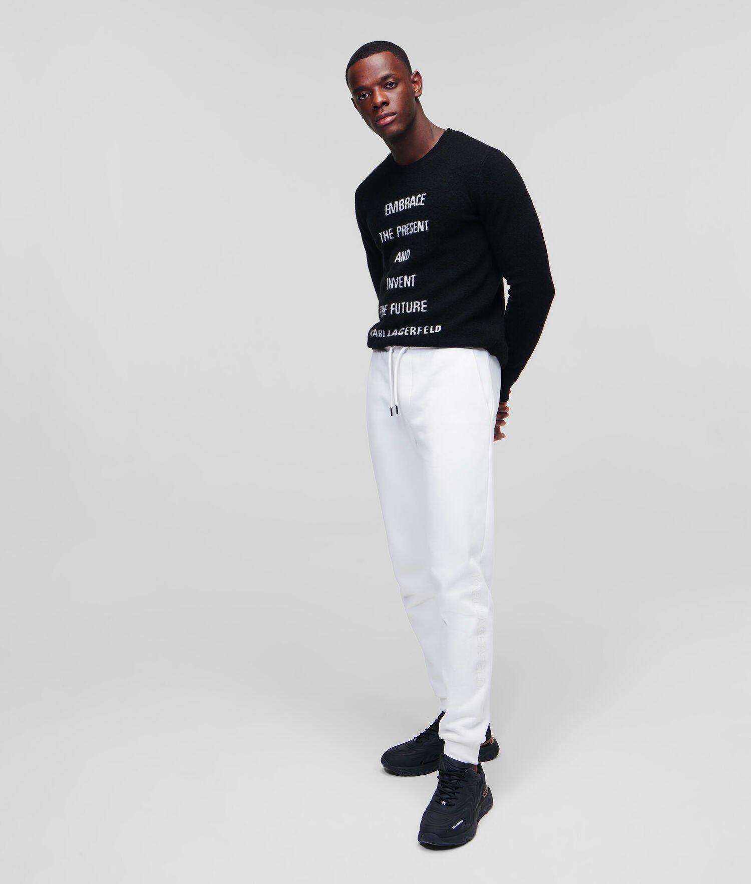 Black Men's Karl Lagerfeld Karl Sweatpants | TH417OBAZ