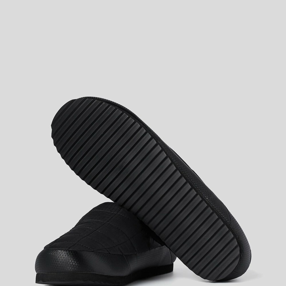 Black Men's Karl Lagerfeld Kookoon Logo Slipper Sandals & Flats | TH301THAW