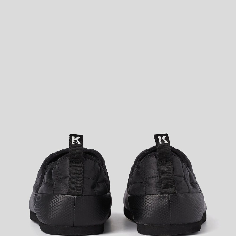 Black Men's Karl Lagerfeld Kookoon Logo Slipper Sandals & Flats | TH301THAW