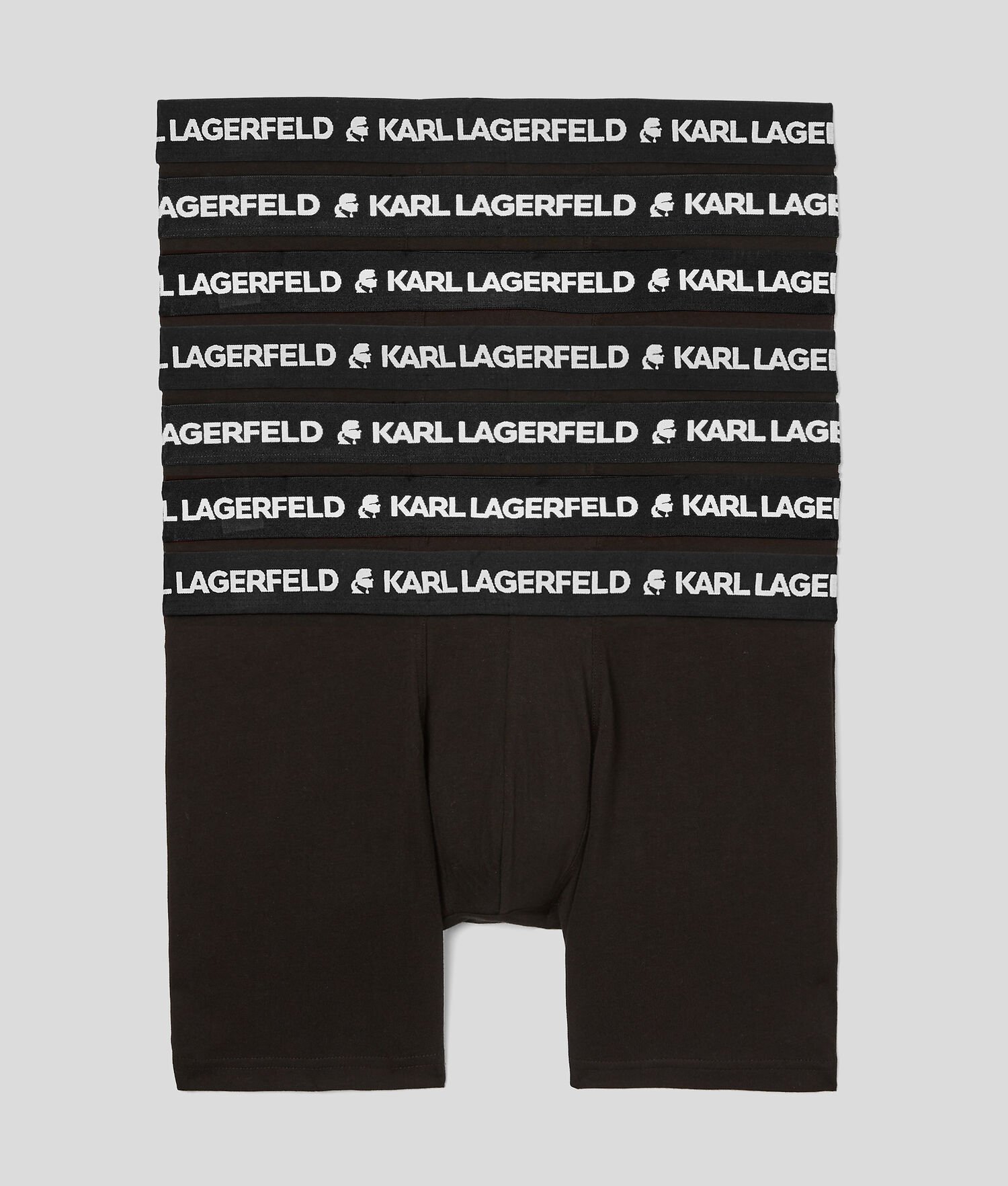 Black Men\'s Karl Lagerfeld Logo Boxers – 7 Pack Underwear | TH054MLSG