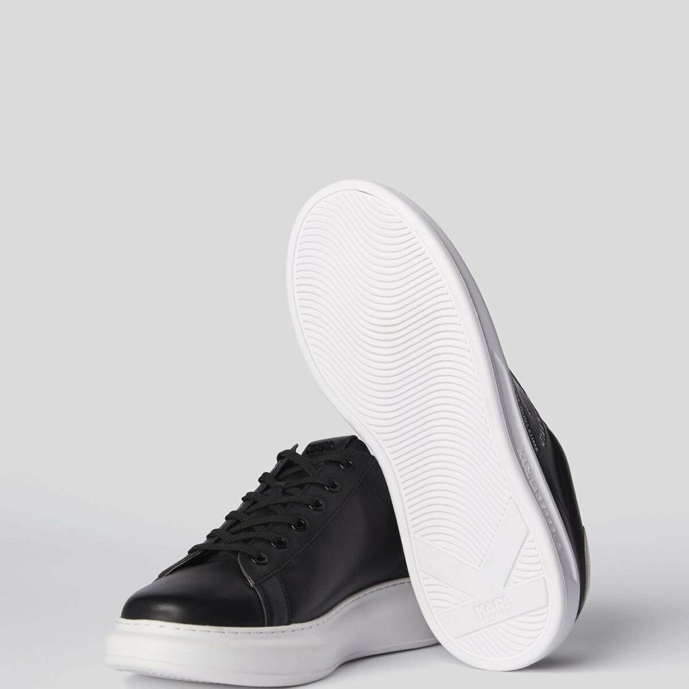 Black Men's Karl Lagerfeld Rue St-guillaume Logo Kapri Sneakers | TH246PDIC