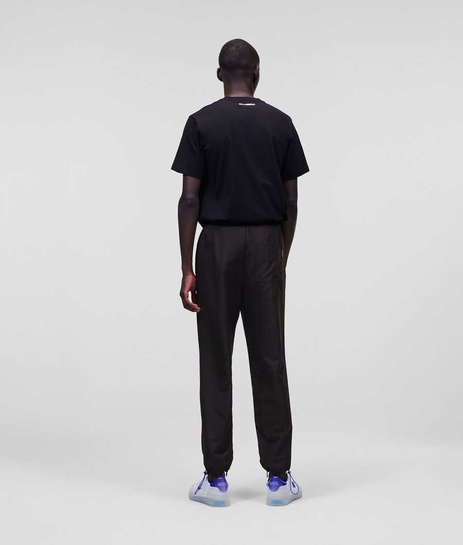 Black Men's Karl Lagerfeld Rue St-guillaume Athleisure Pants | TH791DNTA