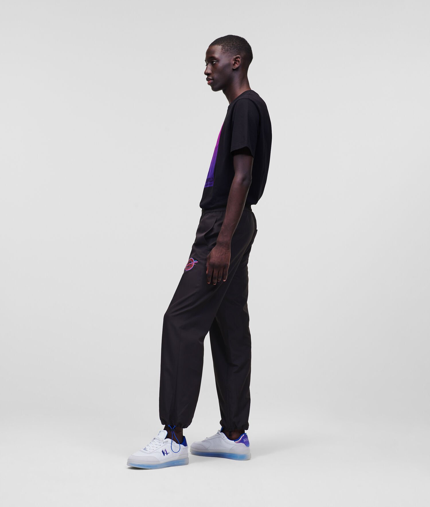 Black Men's Karl Lagerfeld Rue St-guillaume Athleisure Pants | TH791DNTA