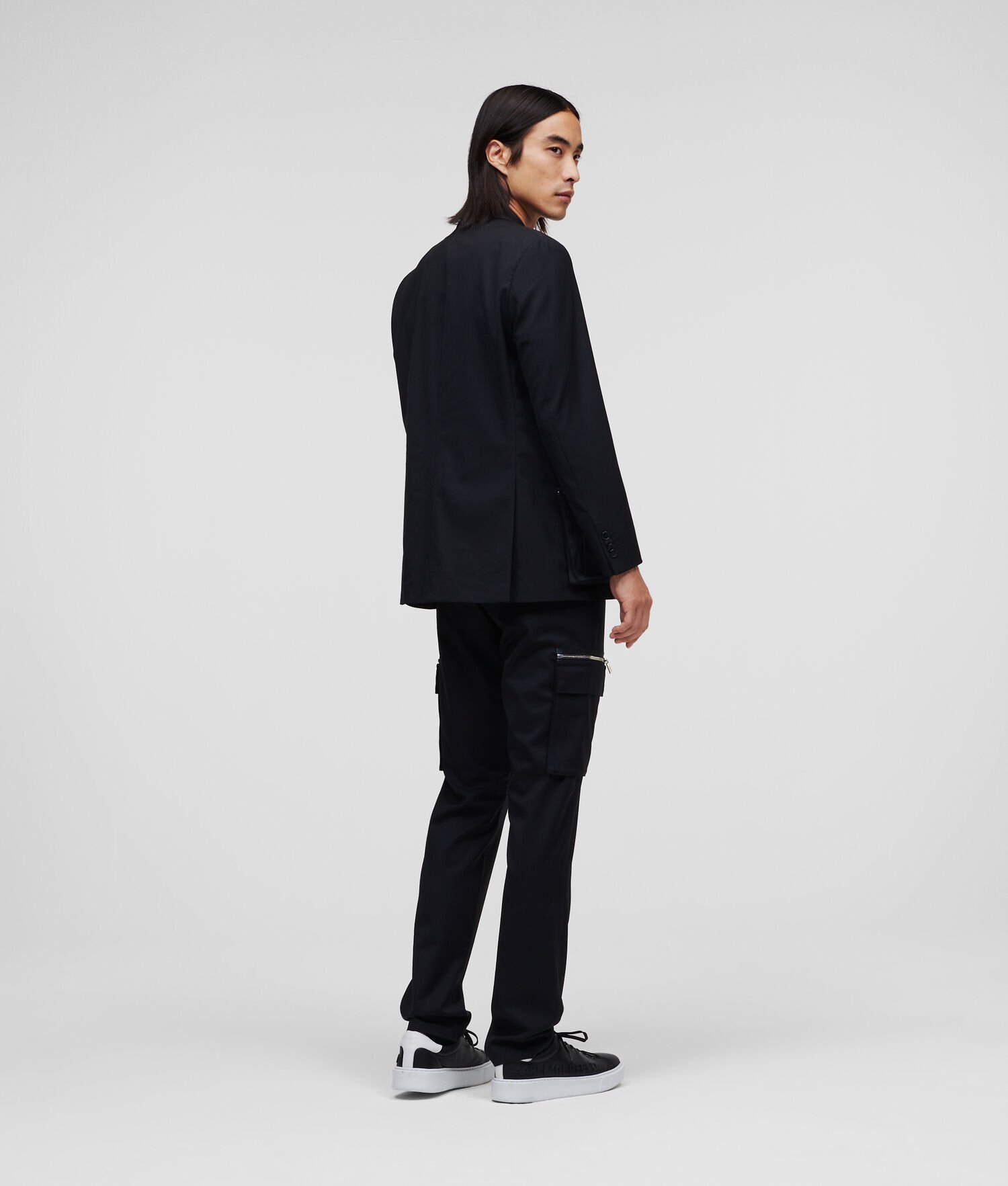 Black Men's Karl Lagerfeld Tailored Jackets | TH821FMYC