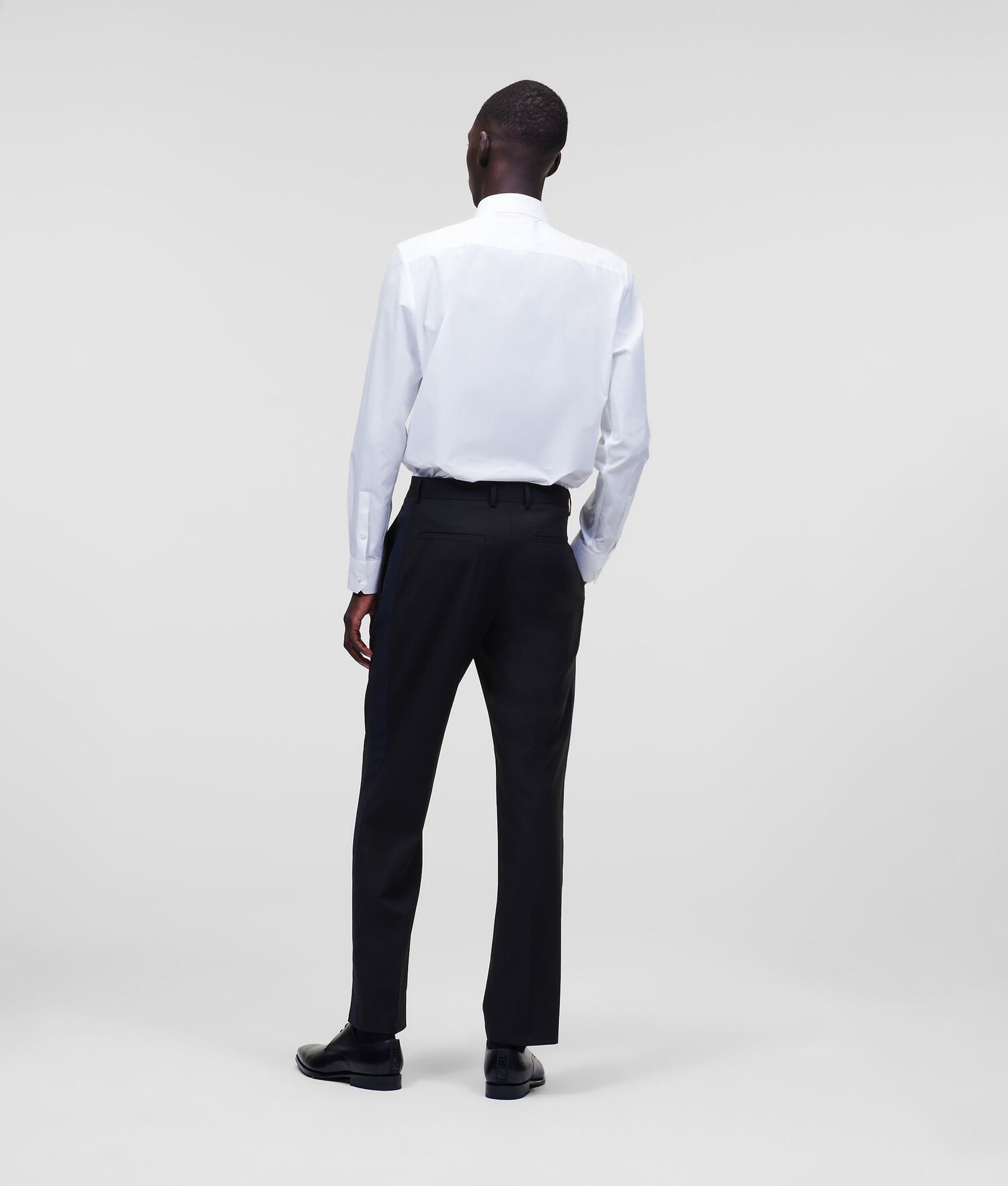 Black Men's Karl Lagerfeld Tailored Pants | TH902USJL