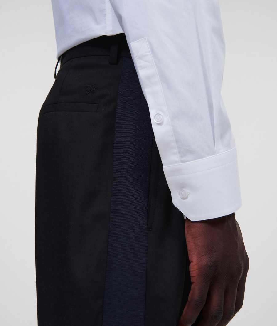 Black Men's Karl Lagerfeld Tailored Pants | TH902USJL