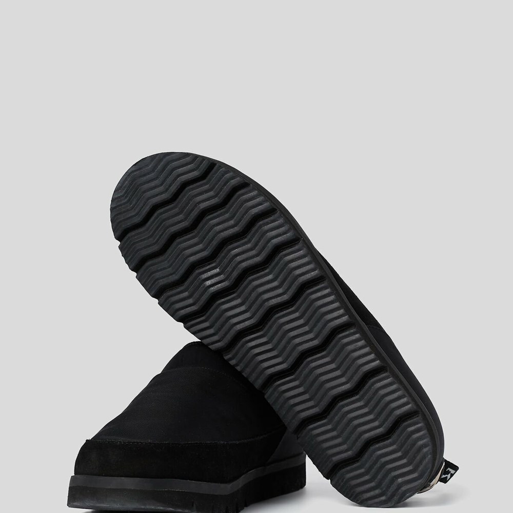 Black Men's Karl Lagerfeld Terra Domo Slip-on Shoes Sandals & Flats | TH281QIWF