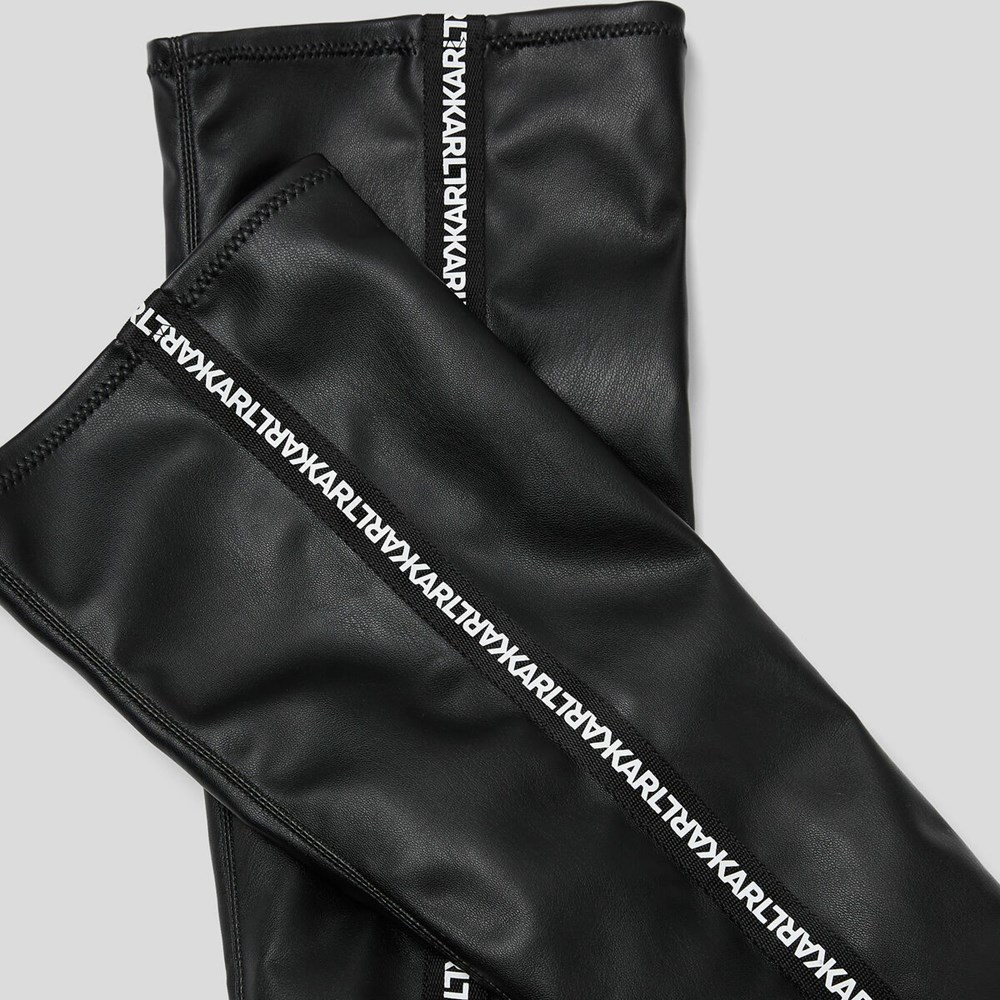 Black Women's Karl Lagerfeld Aria Knee Boots | TH839RZKJ