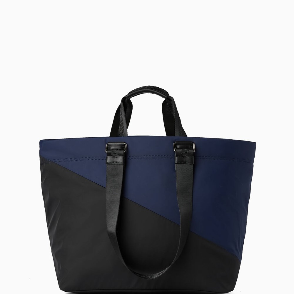 Black Women's Karl Lagerfeld Cara Loves Karl Recycled Nylon Tote Bags | TH467FWSC