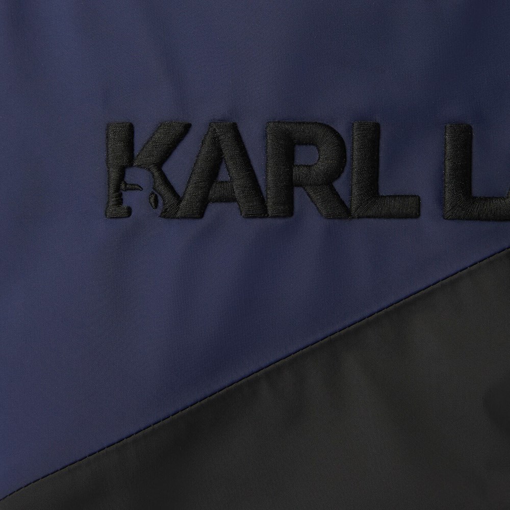 Black Women's Karl Lagerfeld Cara Loves Karl Recycled Nylon Tote Bags | TH467FWSC