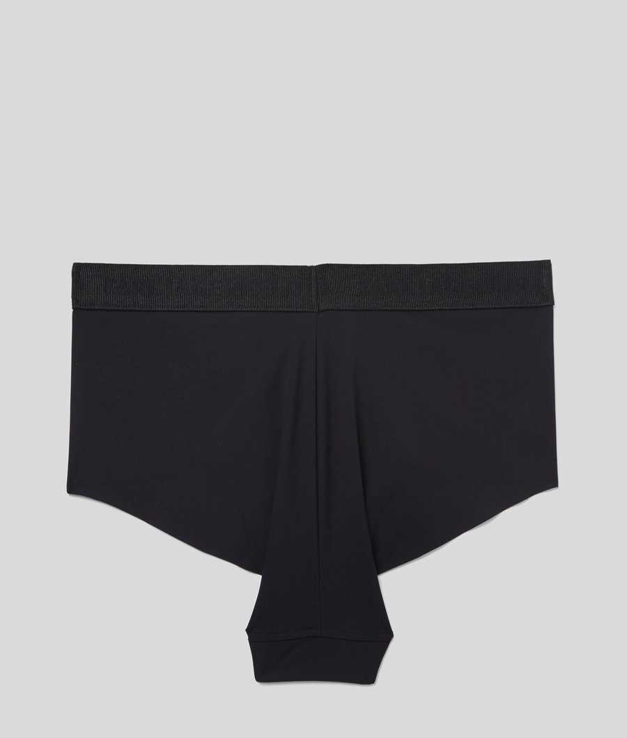 Black Women's Karl Lagerfeld High-rise Briefs Underwear | TH381JGOR