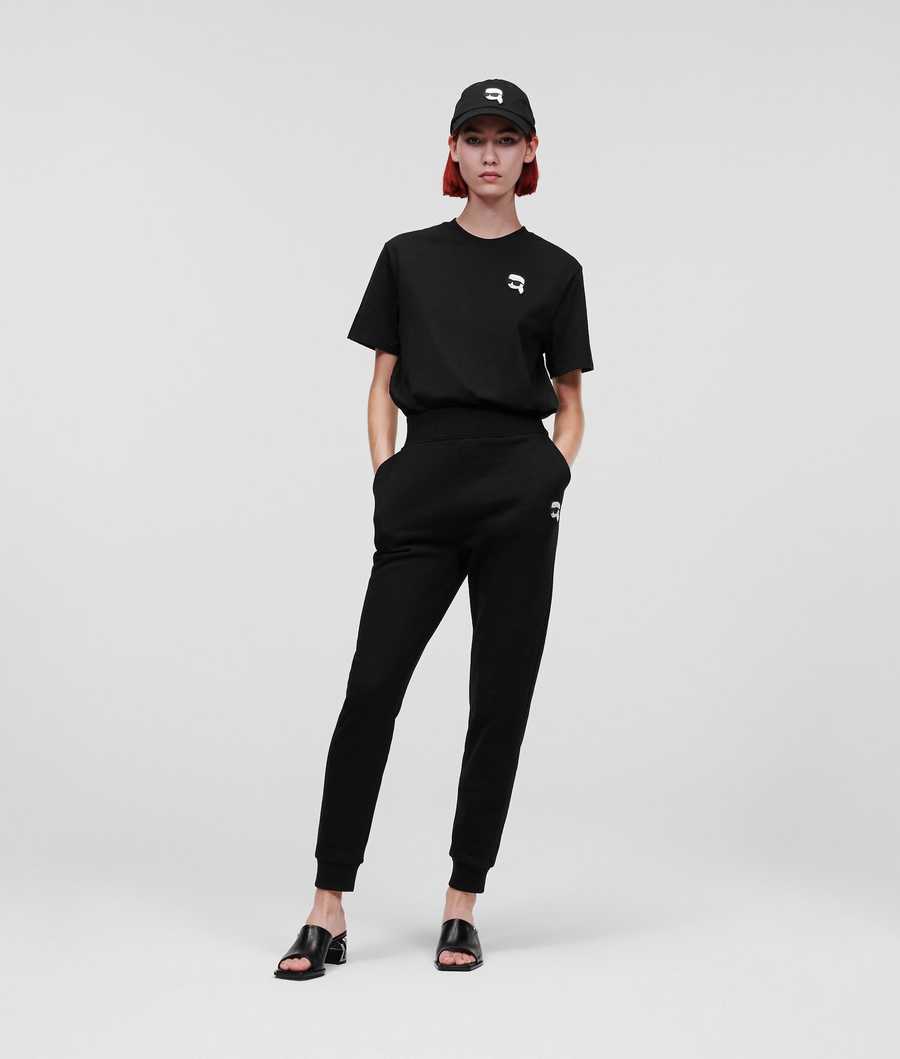 Black Women's Karl Lagerfeld Ikonik 2.0 Sweatpants | TH184BTLQ