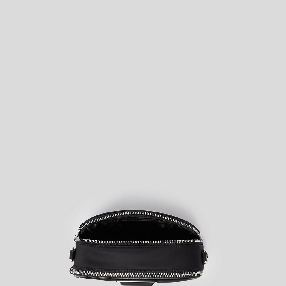 Black Women's Karl Lagerfeld K/Heroes Nylon Camera Bag | TH731HYNI