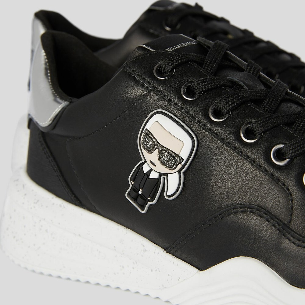 Black Women's Karl Lagerfeld K/Ikonik Kapri Run Sneakers | TH903YQTA