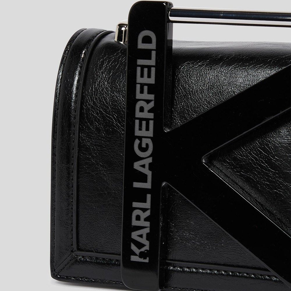 Black Women's Karl Lagerfeld K/Karl Handle Shoulder Bags | TH384DGZW