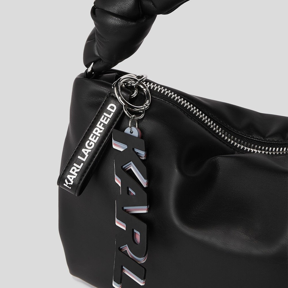 Black Women's Karl Lagerfeld K/Knotted Small Shoulder Bags | TH056WYUE