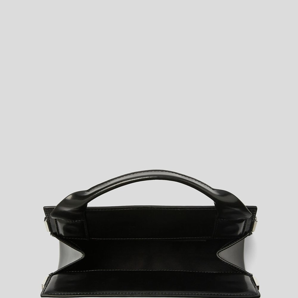 Black Women's Karl Lagerfeld K/Kross Archive Recycled Leather Handbags | TH624KOQF