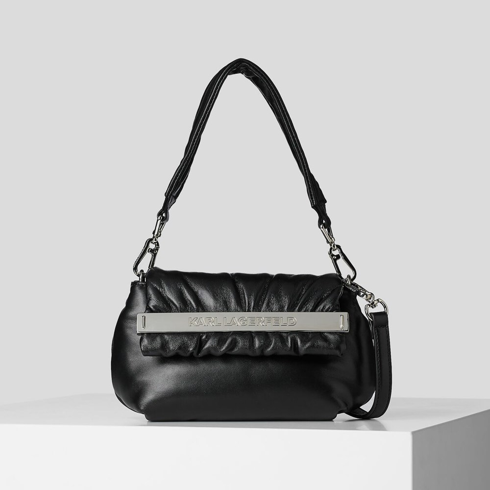 Black Women\'s Karl Lagerfeld K/Kross Small Shoulder Bags | TH530NCYW