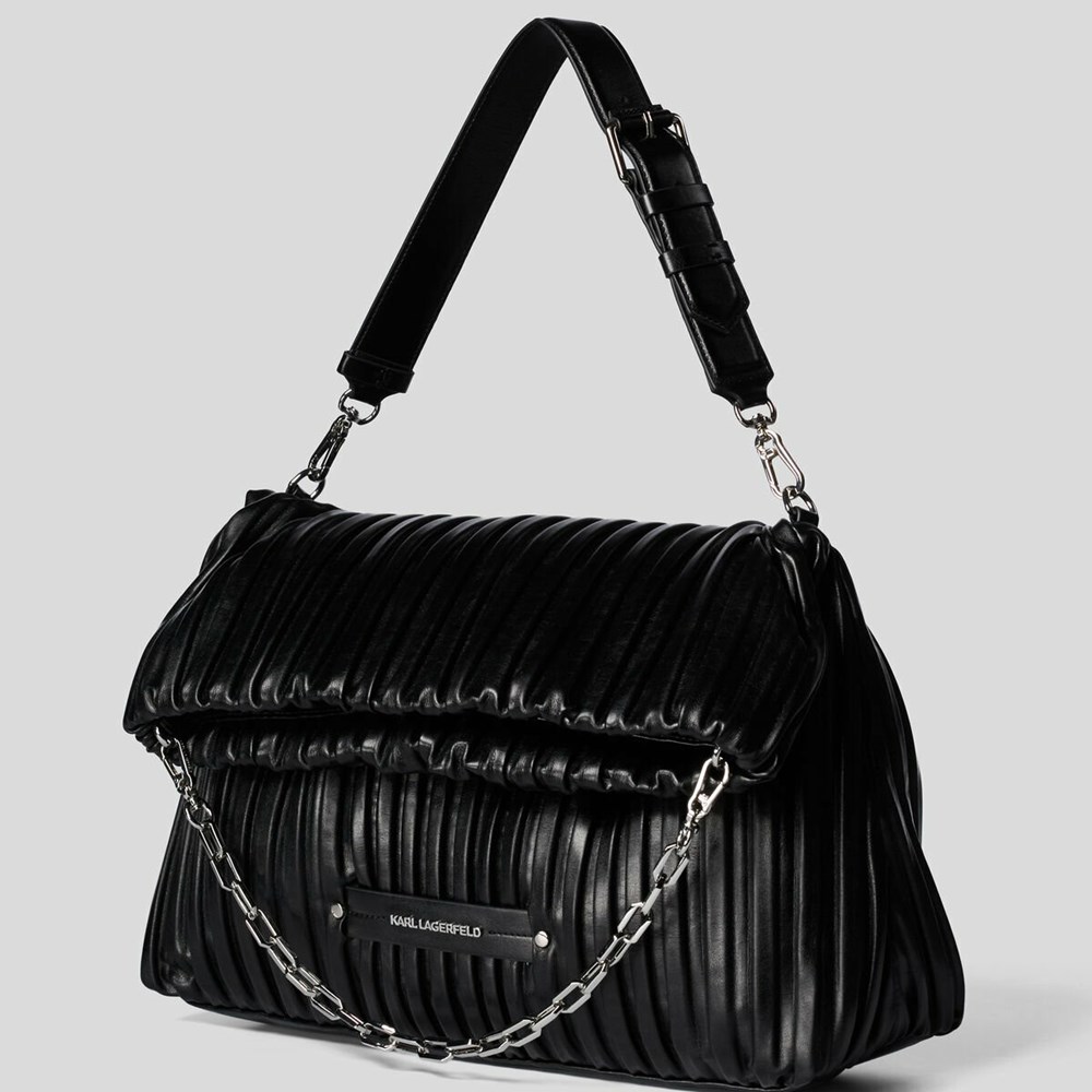 Black Women's Karl Lagerfeld K/Kushion Folded Tote Bags | TH320NREP