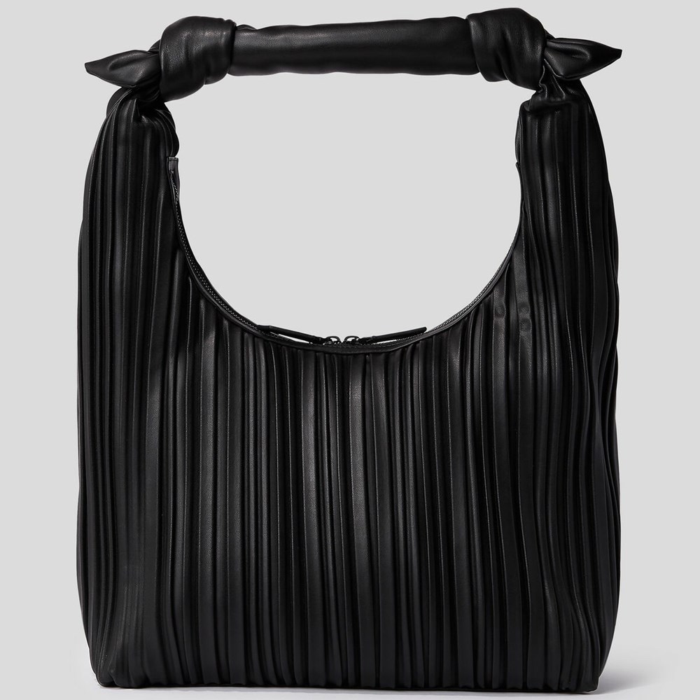 Black Women's Karl Lagerfeld K/Kushion Hobo Baguette Bag | TH879PBTZ